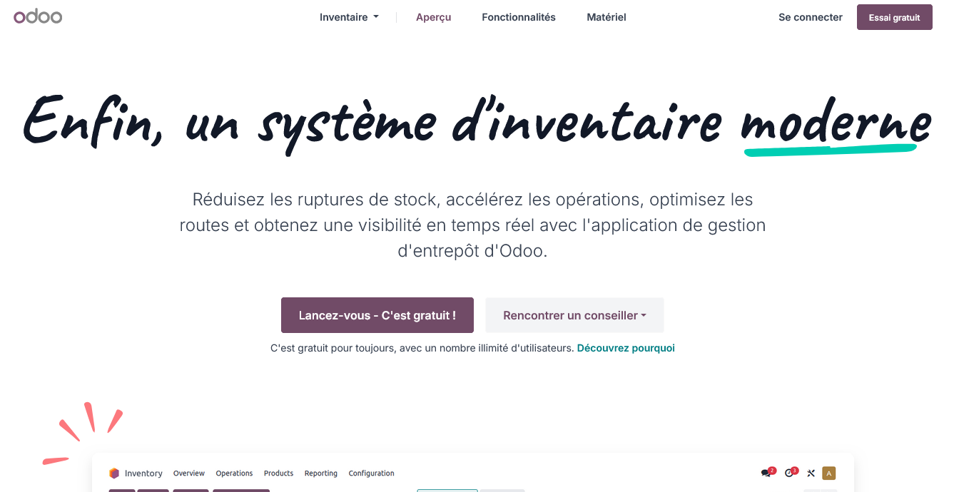 Odoo Inventory Ap