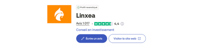 Avis Trustpilot Linxea