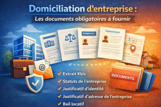 Domiciliation Entreprise Documents